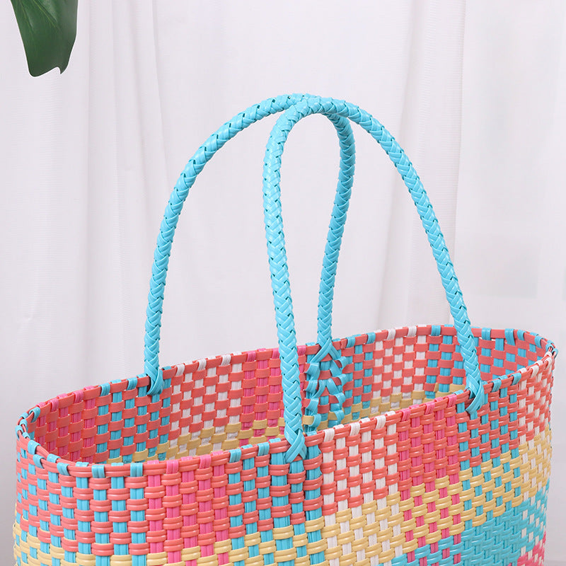 Colorful and Handmade Woven Market Bag Stornfield