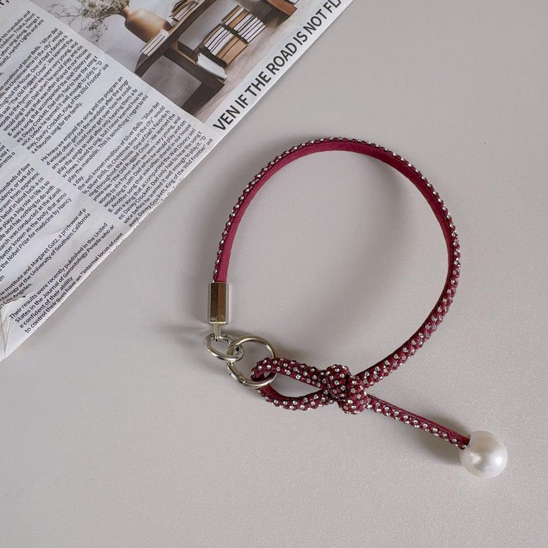 Elegant Knotted Pearl Bracelet Strap Stornfield