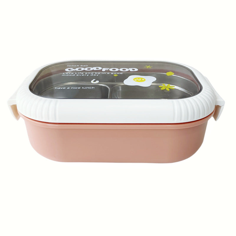 Dual-Section Leak-Proof Lunch Box