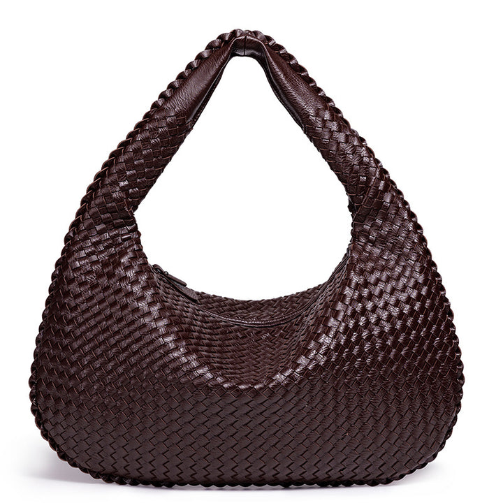 Woven Leather Shoulder Bag Stornfield