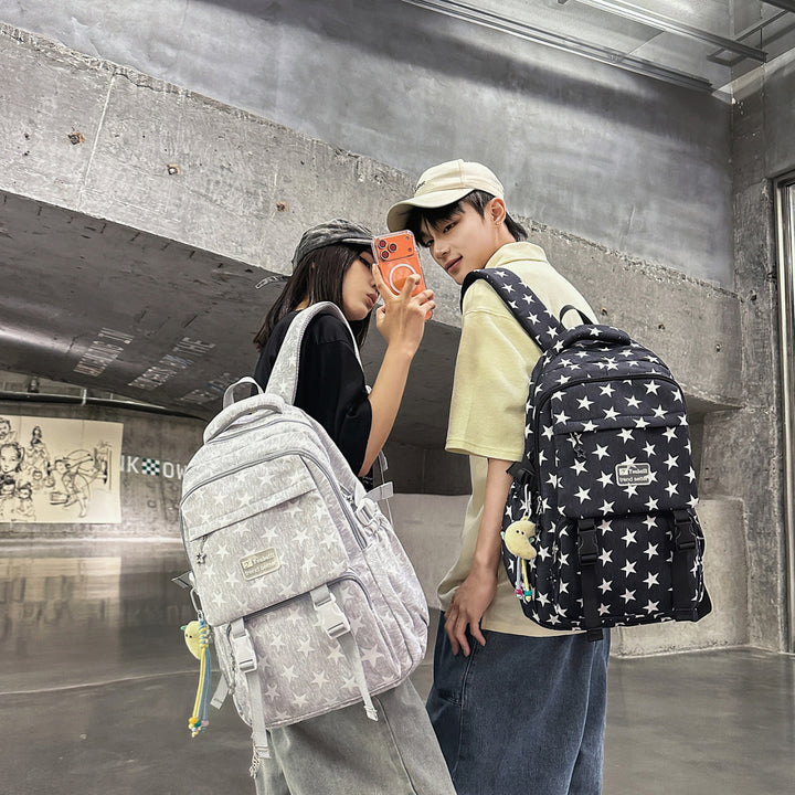 Versatile Star Print Backpack Stornfield
