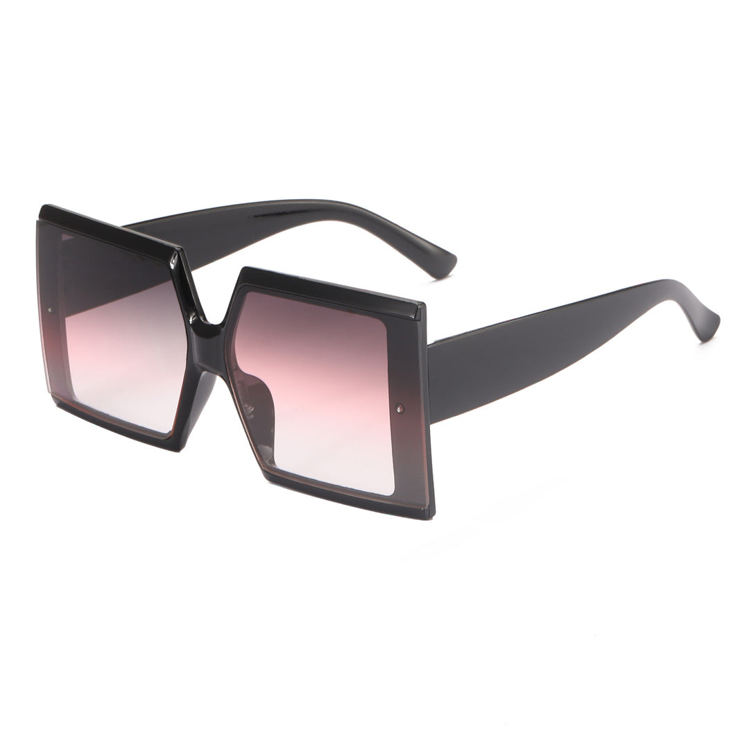 Ladies oversized sunglasses with trendy leopard print Stornfield