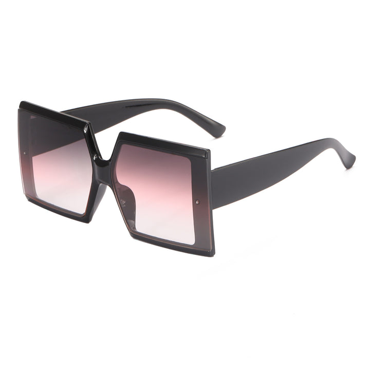 Ladies oversized sunglasses with trendy leopard print Stornfield