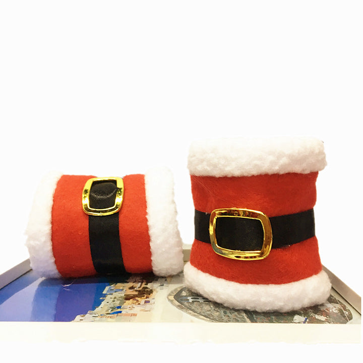 Funny Christmas cap with plush edge