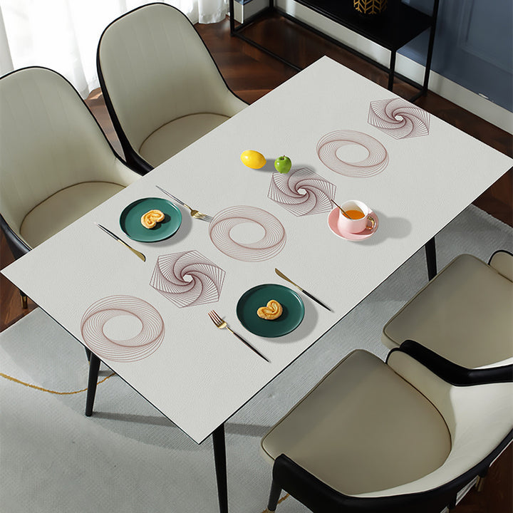 Elegant Marble Design Table Runner for Dining