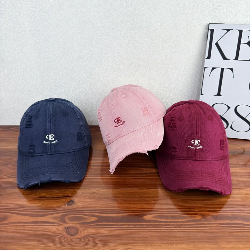 Unisex Distressed Denim Cap Stornfield