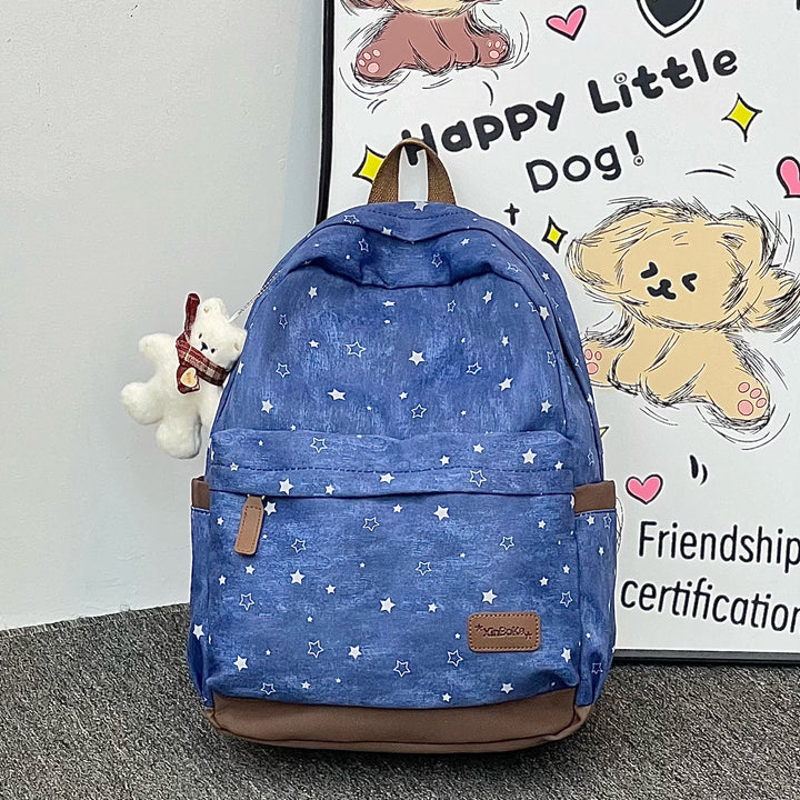 Star-Patterned Casual Backpack Stornfield 1791204559
