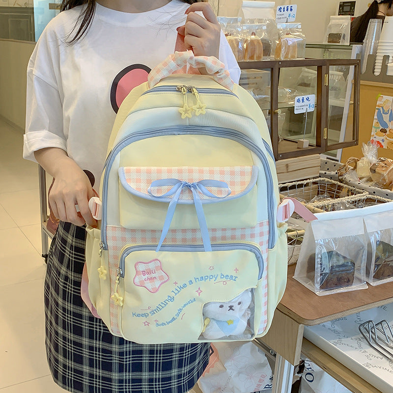 Playful Patterned School Backpack Stornfield