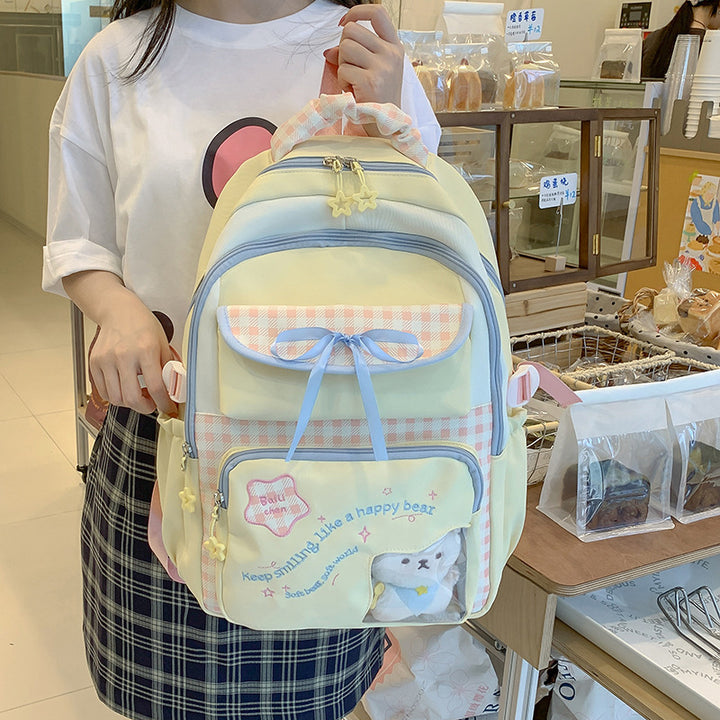 Playful Patterned School Backpack Stornfield