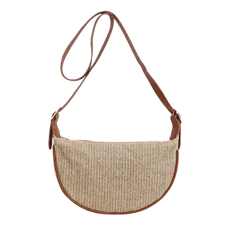 Vintage-Inspired Woven Crossbody Bag Stornfield