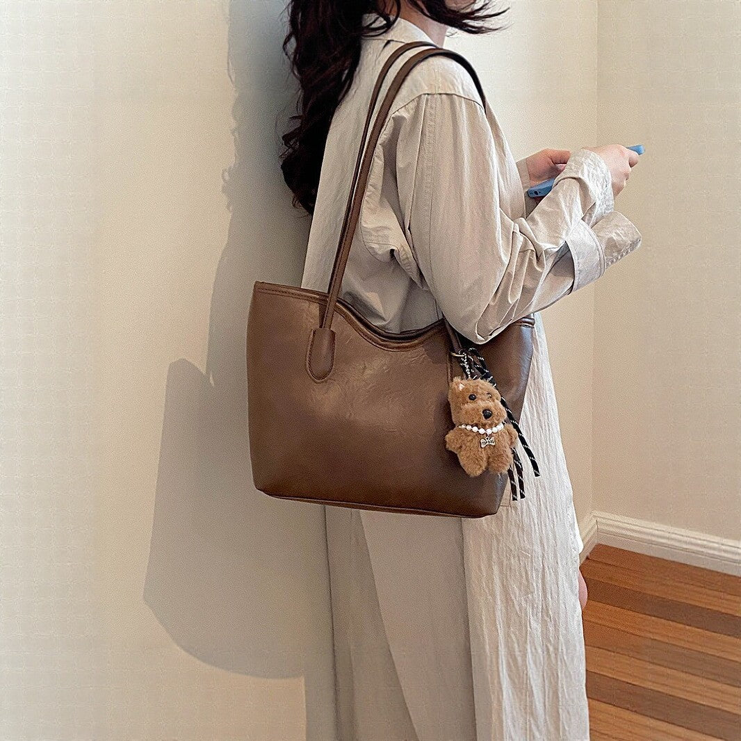 Classic Leather Tote Bag