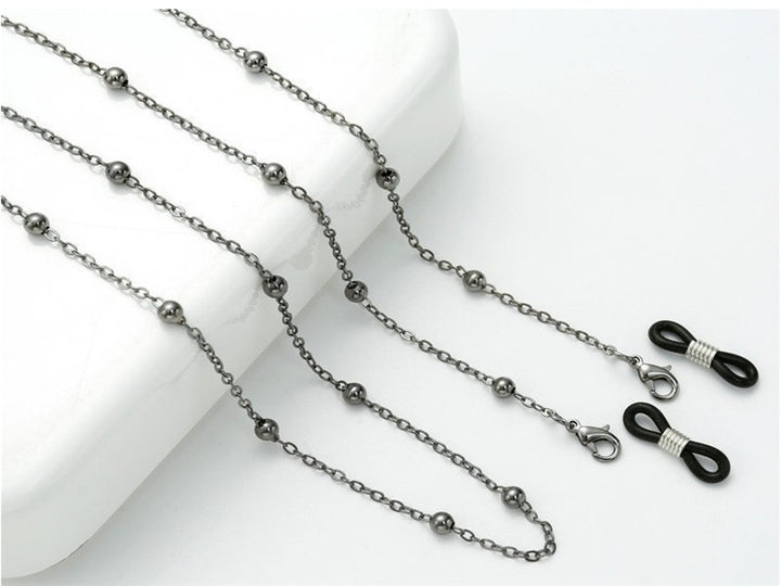 Silver Beaded Eyewear Chain Stornfield
