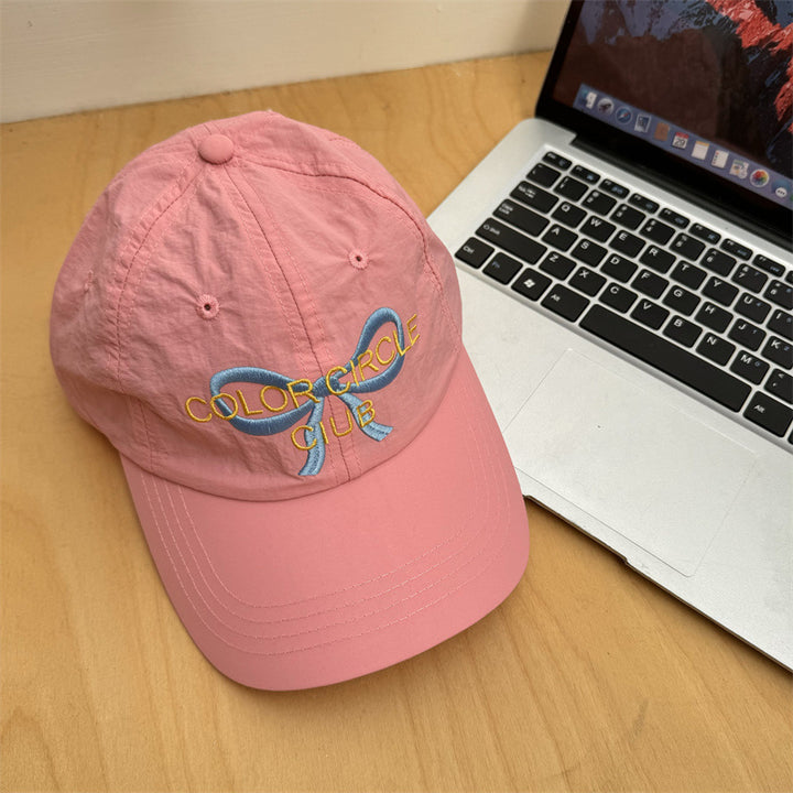 Women's Embroidered Bow-Detail Baseball Cap Stornfield