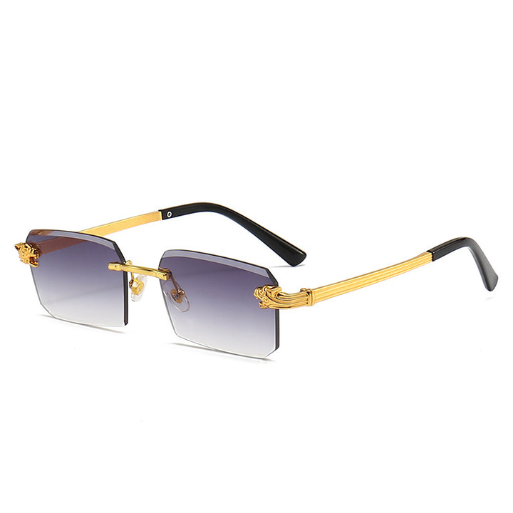 Ladies Fashion Sunglasses with Faceted Frame and Luxurious Accents Stornfield
