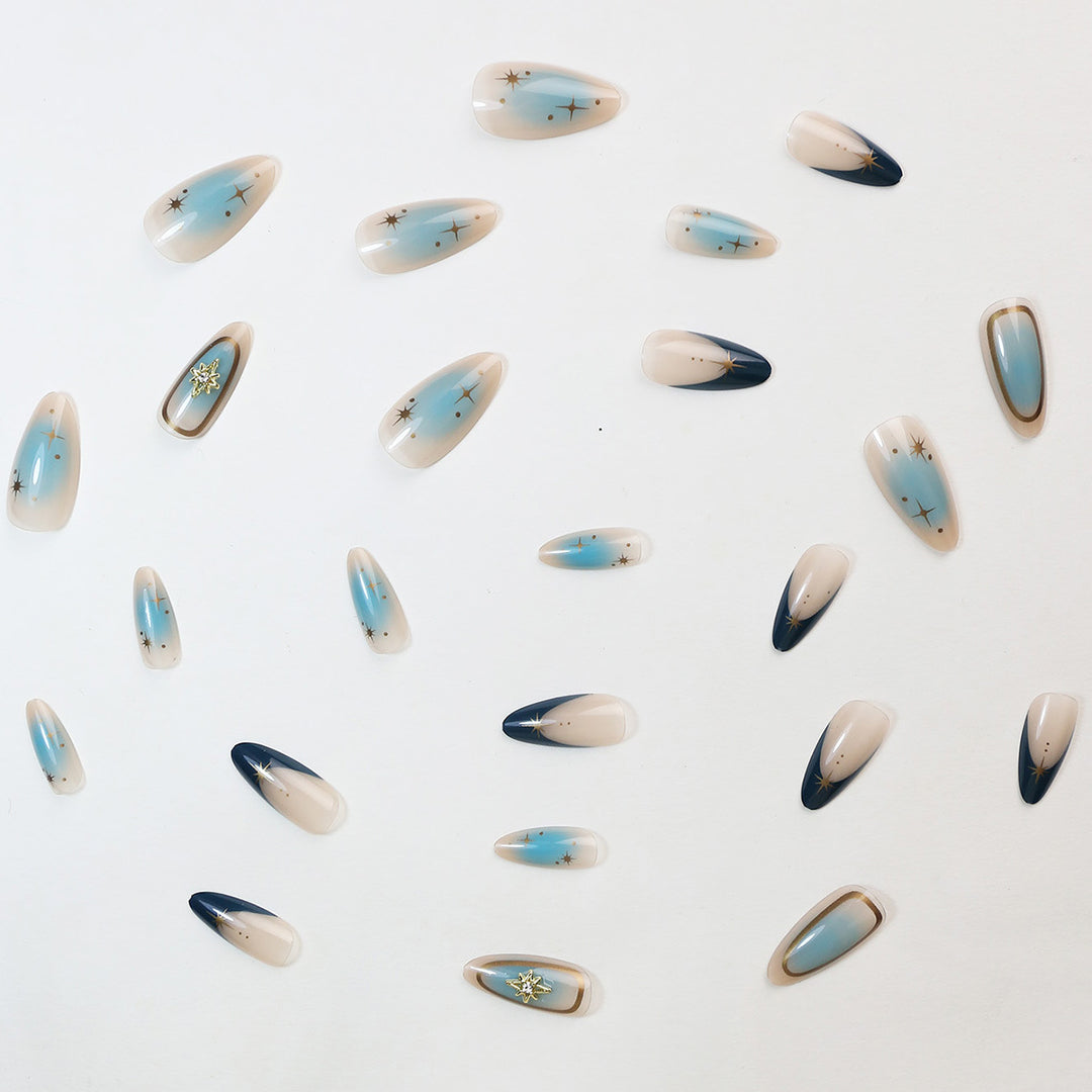 Artistic Ombre Press-On Nail Art Stornfield