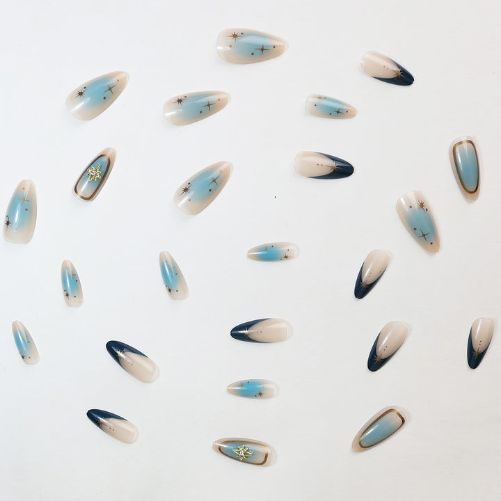 Artistic Ombre Press-On Nail Art Stornfield