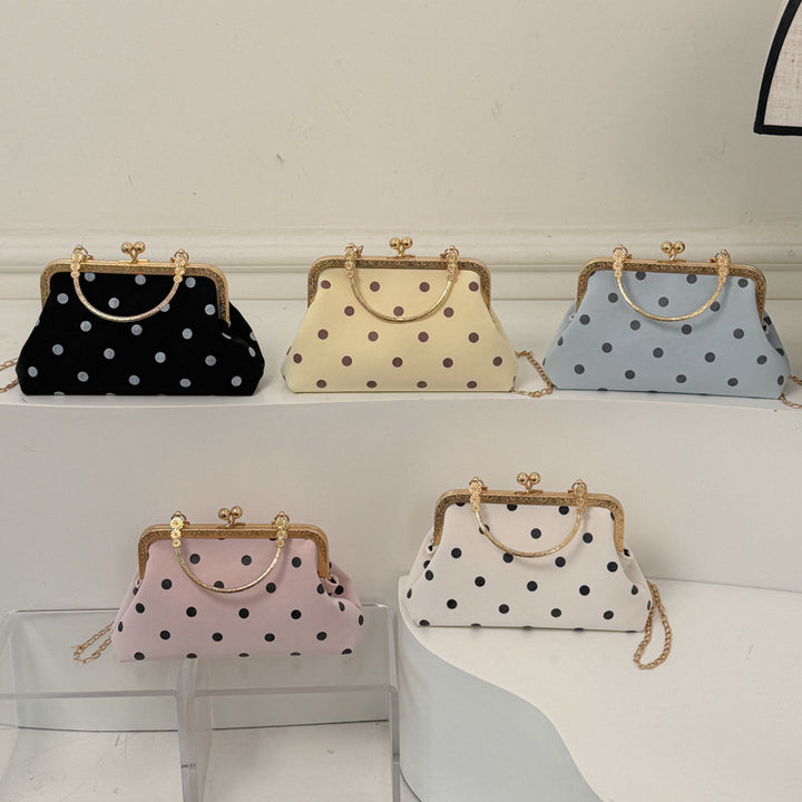 WoVintage Elegant Polka Dot Evening Clutch Stornfield