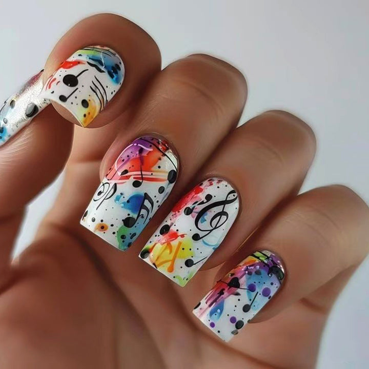 Creative Art Nails with Musical Design Stornfield