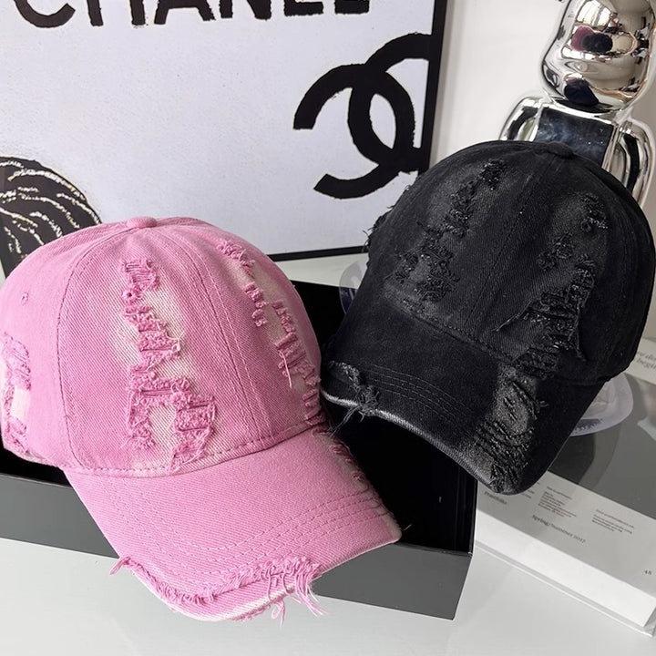 Women's Distressed Vintage-Inspired Baseball Cap Stornfield