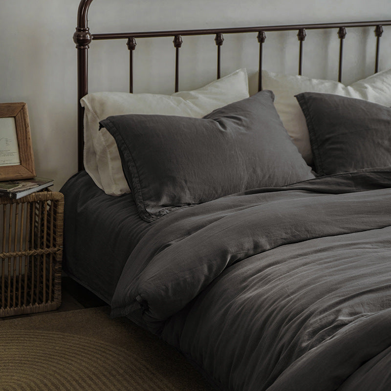 Linen bedding set
