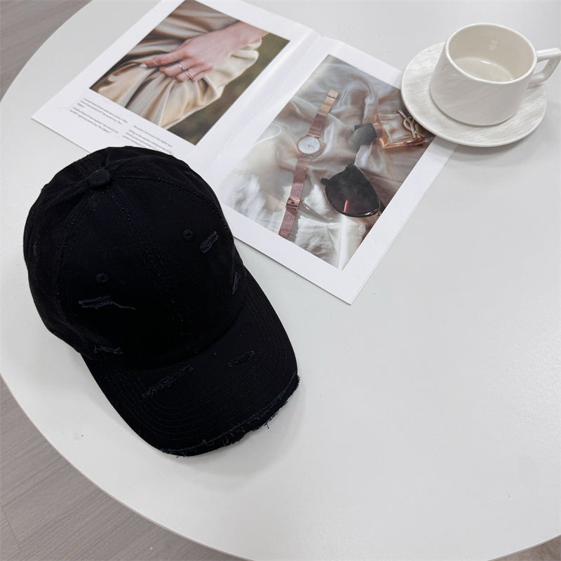 Men's Distressed Vintage-Style Baseball Cap Stornfield