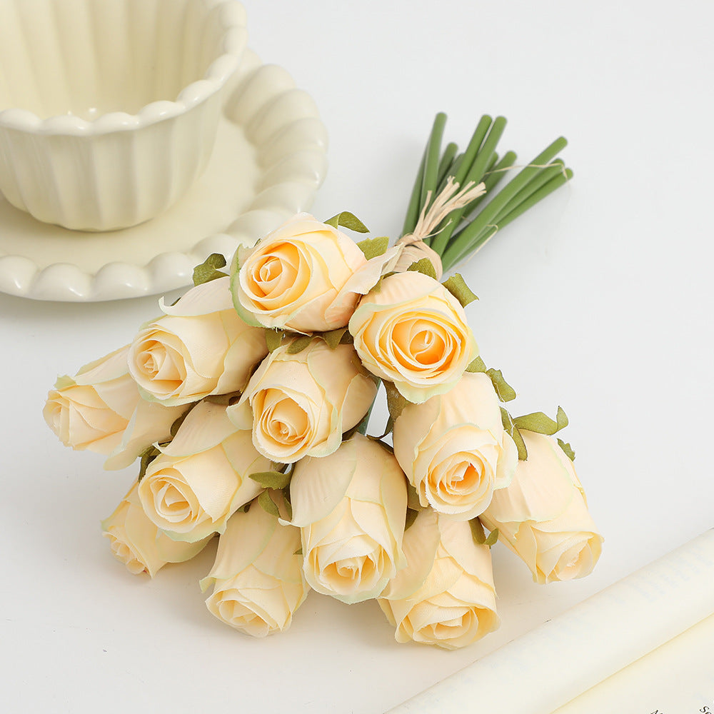 Artificial rose bouquet with fine details