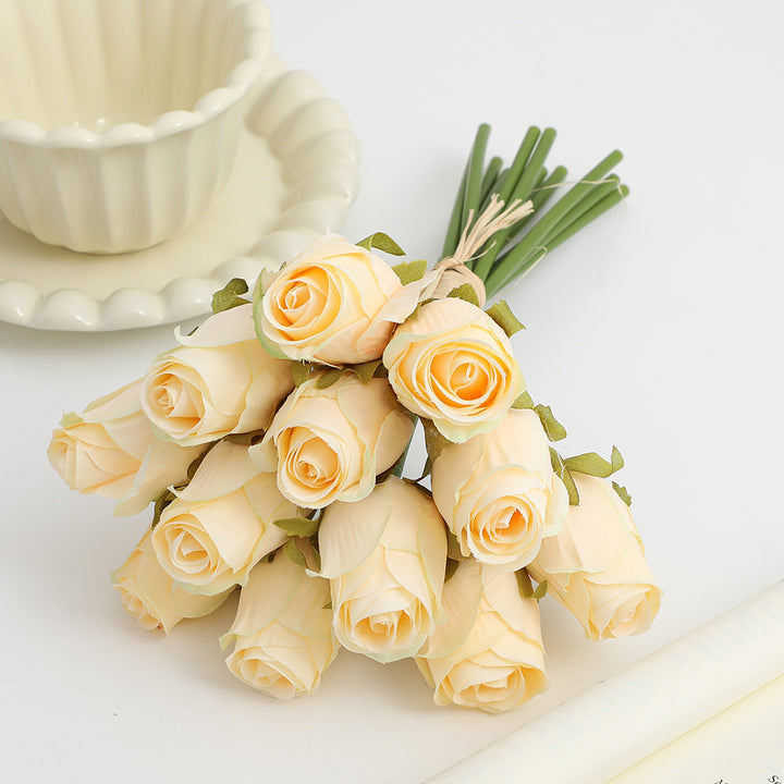 Artificial rose bouquet with fine details