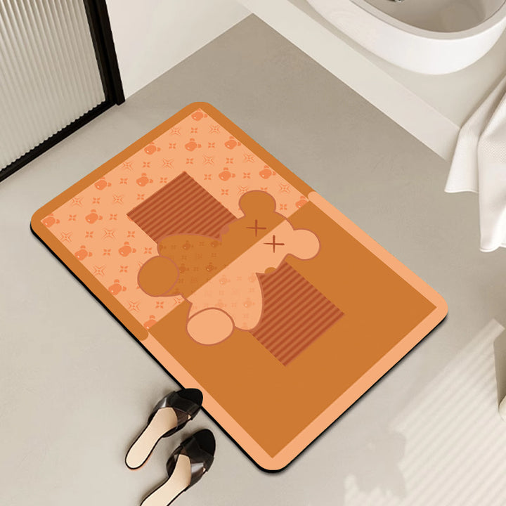 Artistic Cartoon Entrance Mat Stornfield