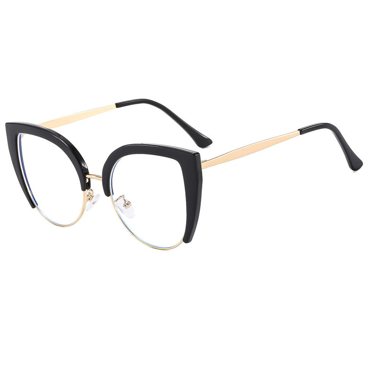 Women Fashion Cat-Eye Glasses made of Plastic with Metal Accents Stornfield