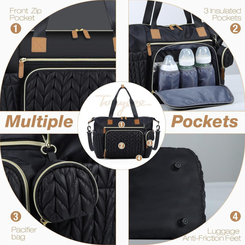 Elegant diaper bag with insulated compartments Stornfield