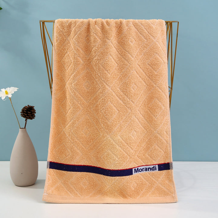Terry Bath Towel with High-Quality Check Border Stornfield