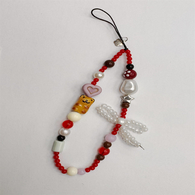 Handcrafted Beaded Charm Keychain Stornfield 1790135022