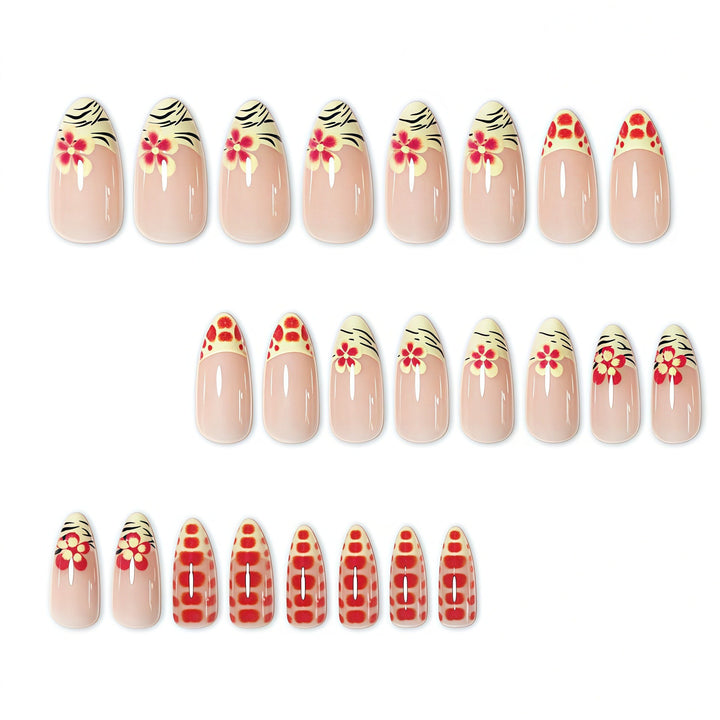 Artistic Floral Press-On Nail Set Stornfield 1787368887