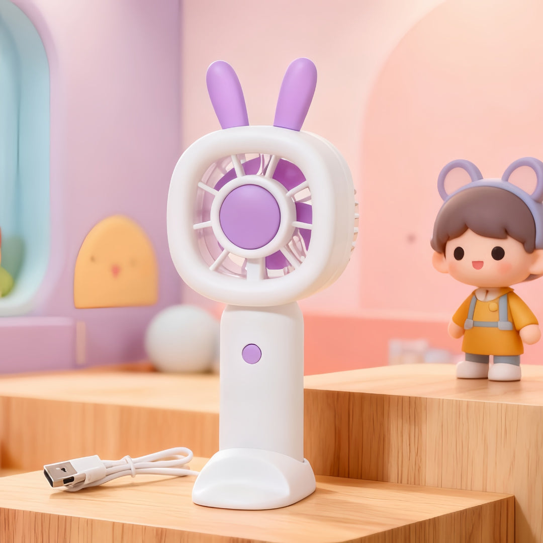 Women's portable creative fan with USB connection Stornfield