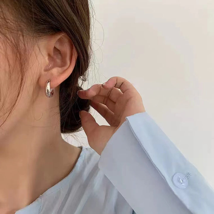 Fashionable hoop earrings with sleek design Stornfield