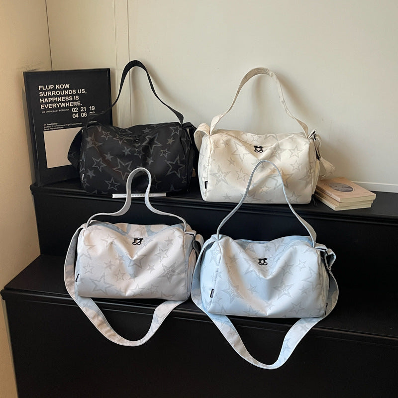 Women's Sports Bag Stornfield  with Stylish Star Pattern