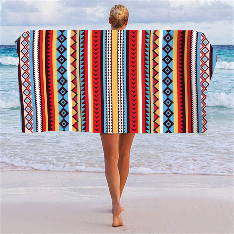 Beach towel with unique geometric pattern Stornfield