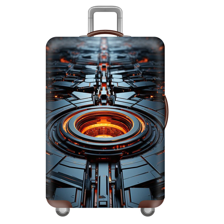 Men's hard-shell suitcase with unique skull design Stornfield