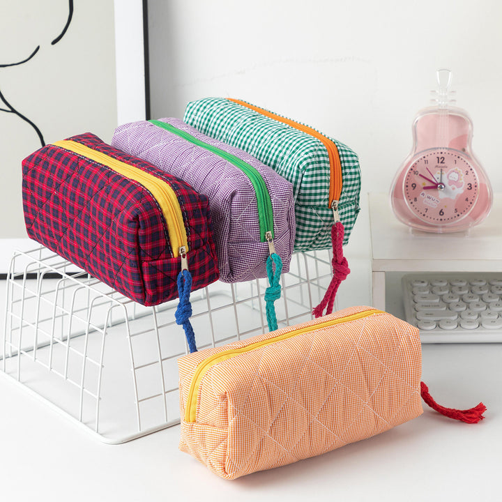 Quilted Zippered Pencil Case Stornfield