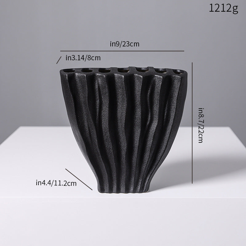 Decorative Textured Ceramic Vase