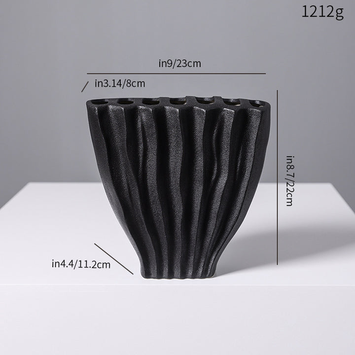 Decorative Textured Ceramic Vase