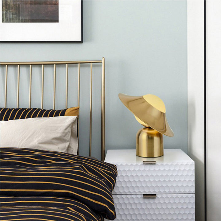 Modern Desk Lamp with Unique Shade
