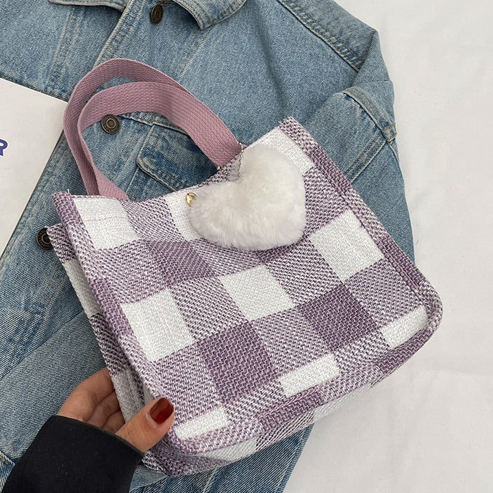 Plaid Tote