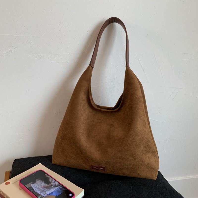 Premium Suede Slouchy Tote Bag Stornfield