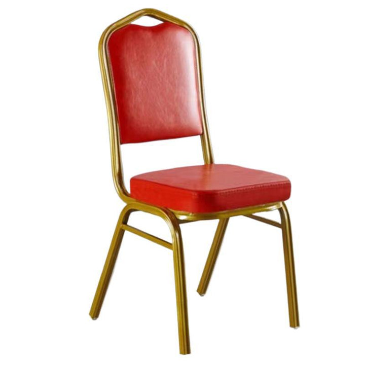 Elegant Upholstered Dining Chair with Gold Frame Stornfield