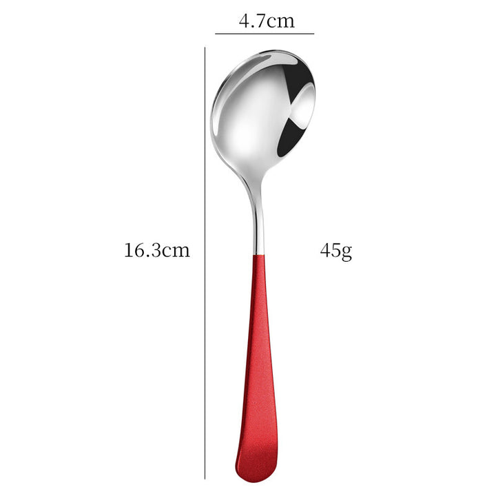 Elegant Dessert Spoon with High-Quality and Non-Slip Grip Design Stornfield