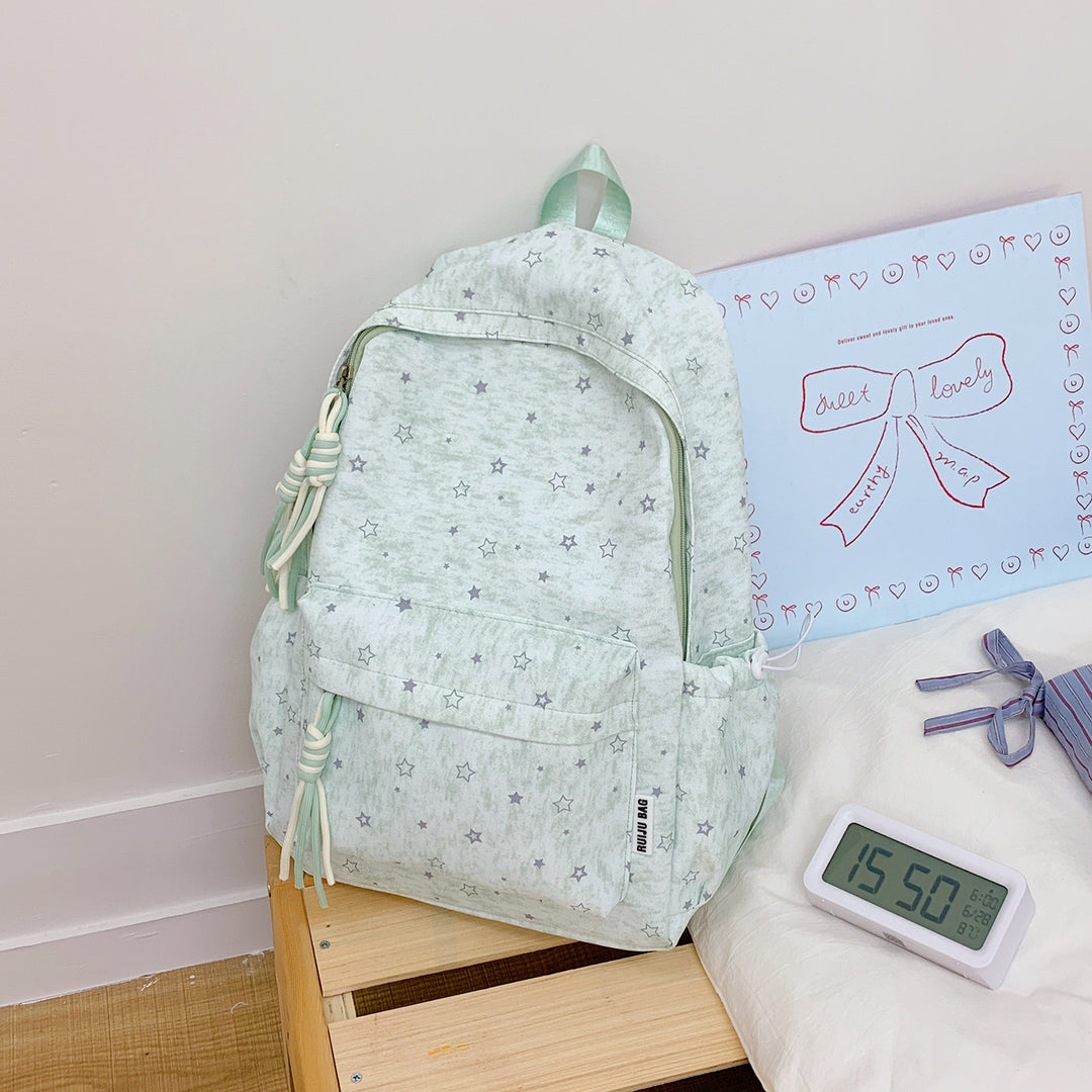 Cute Star-Patterned School Backpack Stornfield