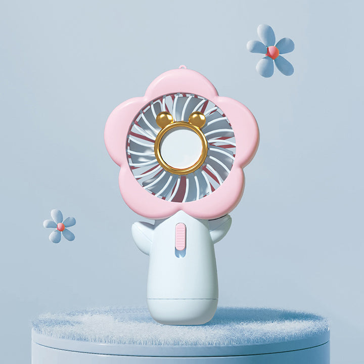 Ladies Portable Flower Fan Stornfield
