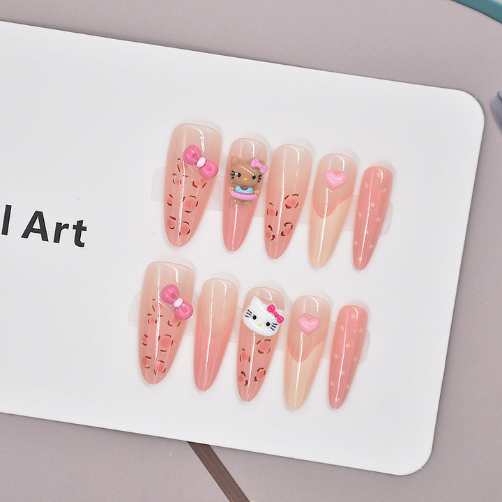 Decorative Cartoon-Themed Press-On Nail Art Stornfield
