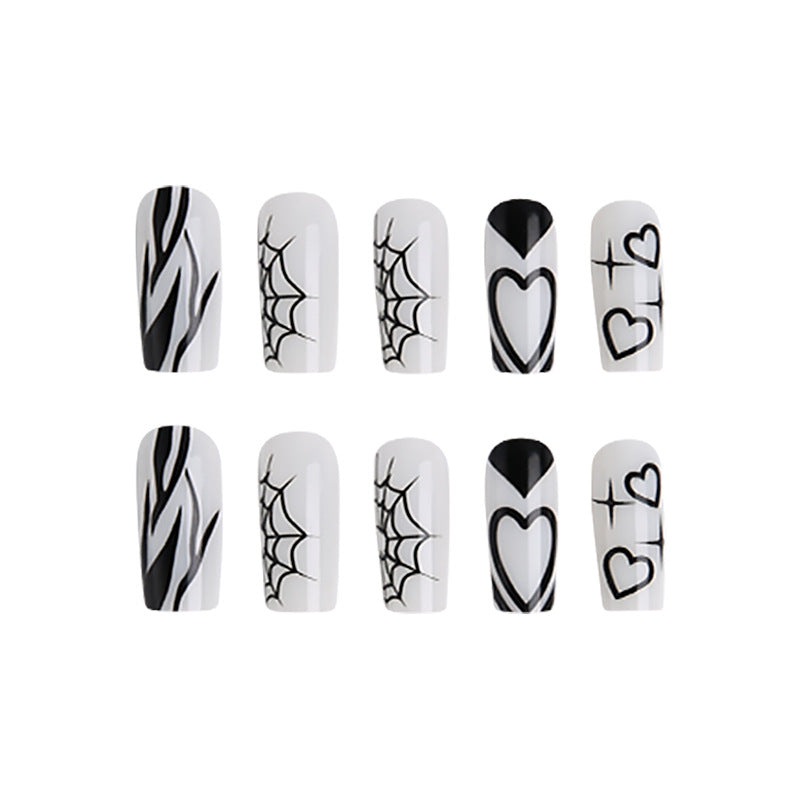 Artificial nails in modern Gothic style Stornfield